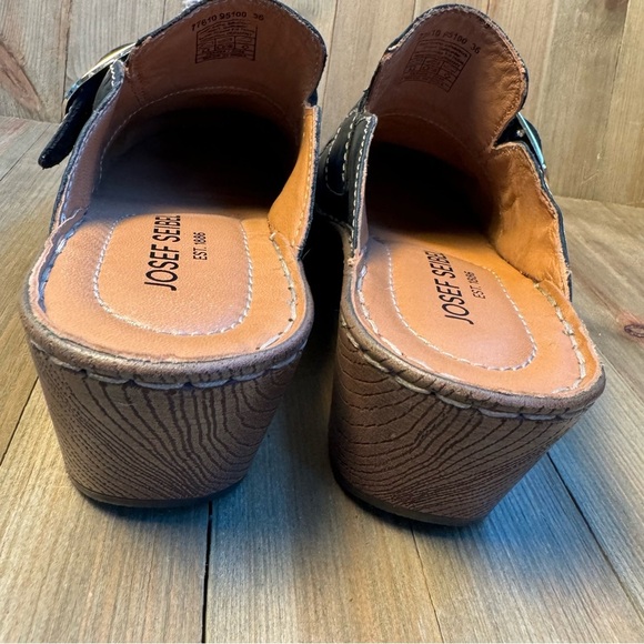 Josef Seibel‎ Lily Black Clogs size 36 (5.5 US) - Picture 4 of 6